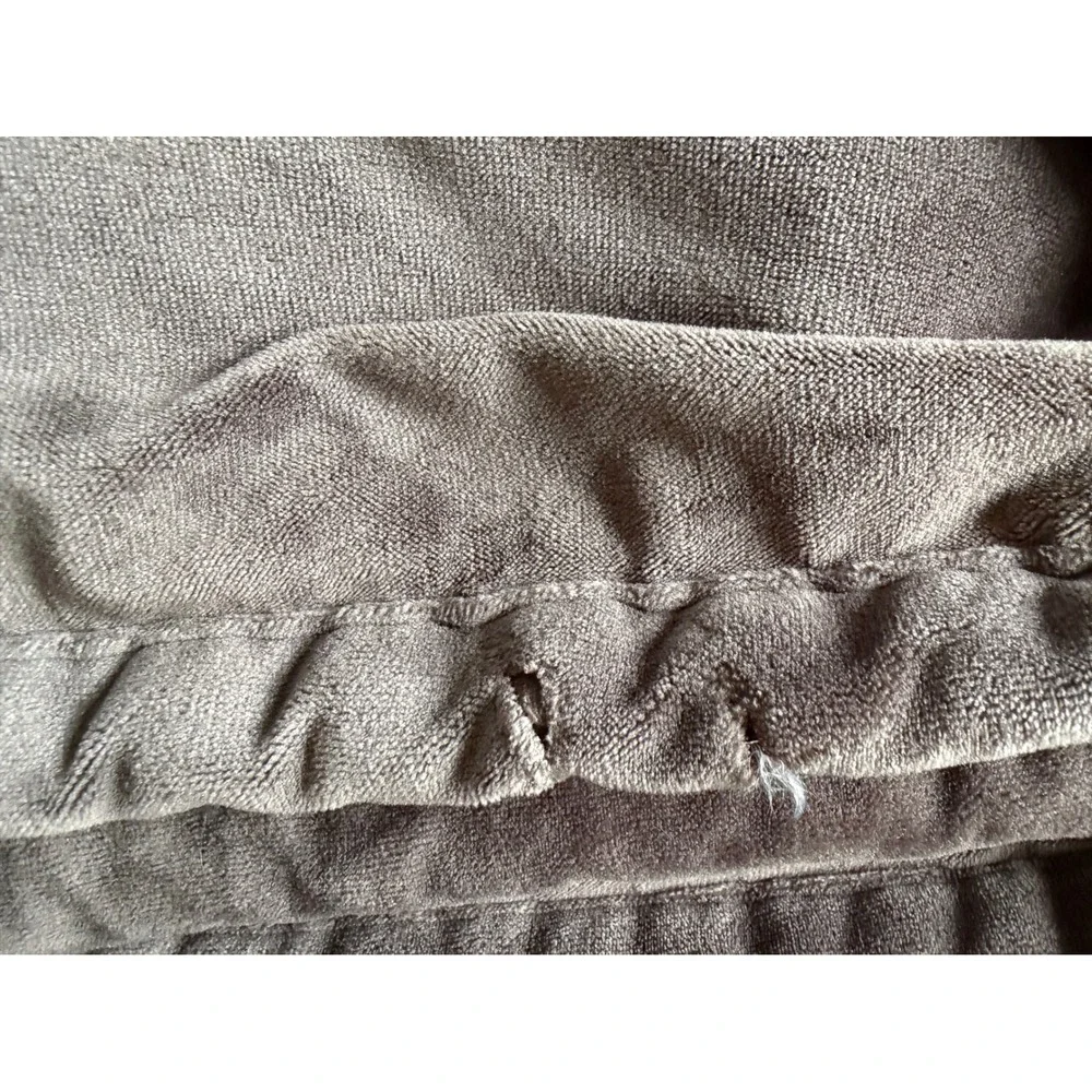 MON CHATEAU‎ Luxury Collection Kodiak Brown Plush Velour Fleece Throw Blanket